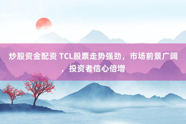 炒股资金配资 TCL股票走势强劲，市场前景广阔，投资者信心倍增